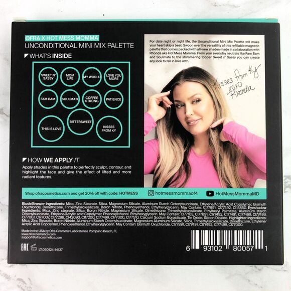 NEW OFRA X Hot Mess Momma Mini Mix Palette & Liquid Lipstick in Canyon Bundle - Picture 11 of 15